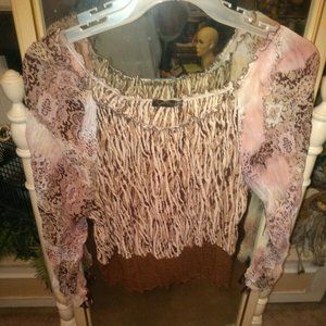 LN Ashley Stuart Sz M/L Blouse